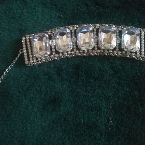Vintage chunky cz braceet